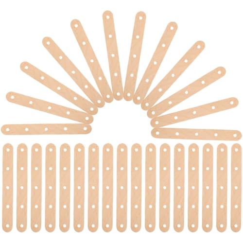 Holibanna 150 Stück Handgefertigte Materialien Am Stiel Bastel Eisstäbchen Mit Löchern Bastelbedarf Am Stiel Bastelstäbchen Stäbchen Khaki Holz von Holibanna