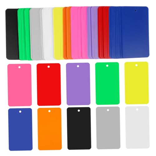 Holibanna 150 Stück Pvc Etiketten Kleidungsetiketten Einzelhandelsetiketten Rucksack Namensetiketten Display Etiketten Gepäckanhänger Stapeletiketten Blanko Etiketten Für von Holibanna