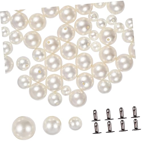 Holibanna 150Paare Perlennieten Gemischte Kunstperlennieten für Schmuck Kleidung Taschen Brautschleier DIY Dekoration für Bastelprojekte von Holibanna