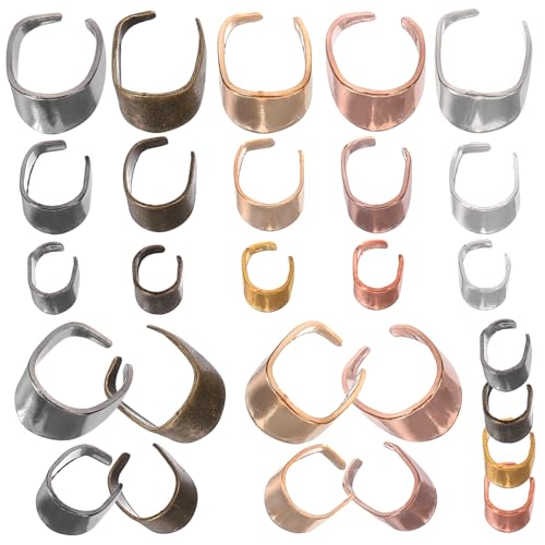 Holibanna 150Stücke Charm Verschlüsse Karabinerhaken Klemmclip für DIY Schmuck Robuste Anhängerschnallen für Armbänder Schlüsselanhänger Zufällige Stile von Holibanna