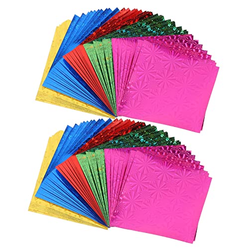 Holibanna 150Stücke Quadratisches Origami Papier Farben DIY Faltpapier Für Erwachsene Für Bastelprojekte Freizeitgestaltung Und Origami von Holibanna
