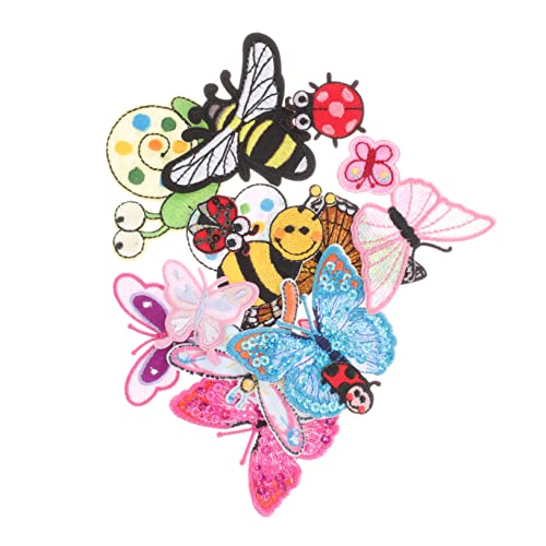 Holibanna 15Stücke Teiliges Schmetterling Stickerei Patches Dekorative Applikationen Für Kleidung Einfache Anwendung Für Shirts Hosen Und Mäntel Zubehör von Holibanna