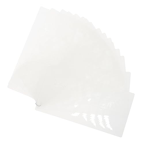 Holibanna 16 Blatt Wiederverwendbare Schablonen für Blattmalerei DIY Kunsthandwerk Vorlagen für Erwachsene für Wandgestaltung Holzdekoration und Scrapbooking von Holibanna