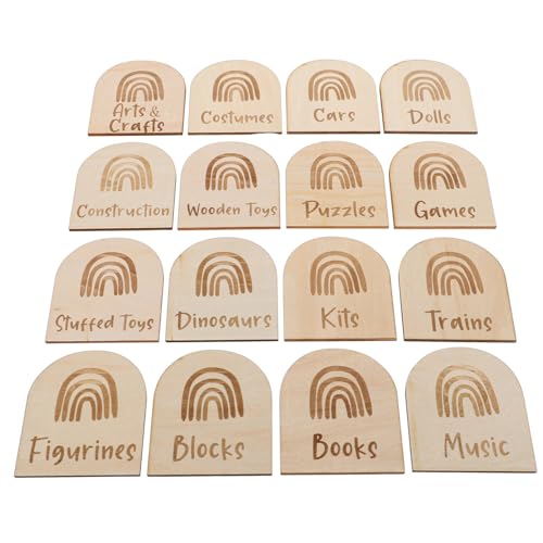 Holibanna 16 Stück Spielzeugkasten -Tags Box Etiketten Aufbewahrung Etiketten Aufbewahrungsetiketten für Kinderzimmerorganisation sortieren Holz Beige Holibanna 16 Stück Spielzeugkasten -Tags Box Etiketten Aufbewahrung Etiketten Aufbewahrungsetiketten für Kinderzimmerorganisation sortieren Holz Beige von Holibanna