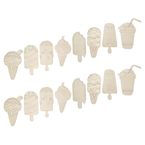 Holibanna 16 Stück Teiliges Diy Holz Eiscreme für Unbemalte Holzfiguren Naturholz für Sommerpartys und Kreative Malprojekte Fördert Künstlerische Fähigkeiten Holibanna 16 Stück Teiliges Diy Holz Eiscreme für Unbemalte Holzfiguren Naturholz für Sommerpartys und Kreative Malprojekte Fördert Künstlerische Fähigkeiten von Holibanna