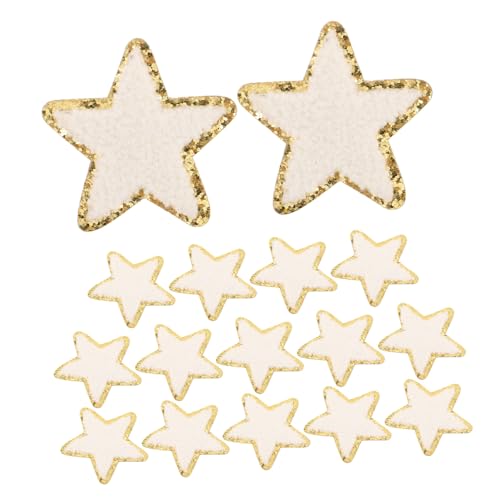 Holibanna 16 Stück Teiliges Selbstklebende Stern Applikationen mit Goldglänzendem Rand Stoffaufnäher für Kleidung Jacken Hüte Rucksäcke Einfache DIY Dekoration Holibanna 16 Stück Teiliges Selbstklebende Stern Applikationen mit Goldglänzendem Rand Stoffaufnäher für Kleidung Jacken Hüte Rucksäcke Einfache DIY Dekoration von Holibanna