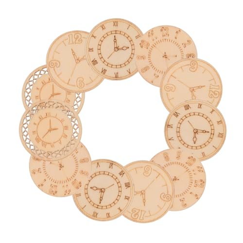 Holibanna 16Stücke Holz Uhr Ausschnitte DIY Dekoration Malbare Holzscheiben für Wandgestaltung und Handwerk für Kreative Projekte und Uhrengestaltung Holibanna 16Stücke Holz Uhr Ausschnitte DIY Dekoration Malbare Holzscheiben für Wandgestaltung und Handwerk für Kreative Projekte und Uhrengestaltung von Holibanna