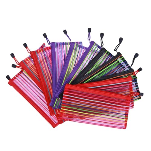 Holibanna 18 Stück Dokumenten Organizer Teiliges Farbenfrohes Wasserdichtes PVC Schreibwaren Aufbewahrungsbeutel mit Reißverschluss für Schule und Bürobedarf Holibanna 18 Stück Dokumenten Organizer Teiliges Farbenfrohes Wasserdichtes PVC Schreibwaren Aufbewahrungsbeutel mit Reißverschluss für Schule und Bürobedarf von Holibanna