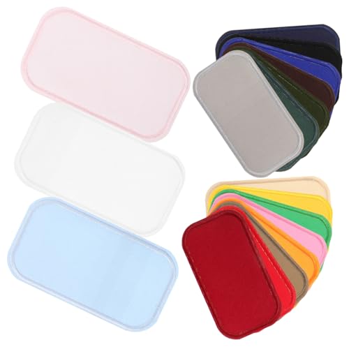 Holibanna 18 Stück Teiliges Bestickte Twill patches Zuschneidbar zum Aufnähen Strapazierfähig für DIY Kleidung Jacken Hüte Rucksäcke Leichte Reparatur und Individuelle Gestaltung von Holibanna