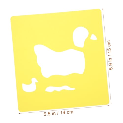 Holibanna 18 Stück Teiliges Wiederverwendbaren Tiermotiven DIY Zeichen Bastelvorlagen aus Robustem Geeignet für Möbel Wände und Holzoberflächen von Holibanna