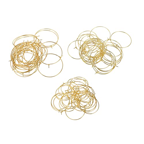 Holibanna 180 Stück Earring Hoops für Diy Schmuckherstellung Creolen Ringe für Weinglas Charms für Verschiedene Ohrringe und Bastelprojekte von Holibanna
