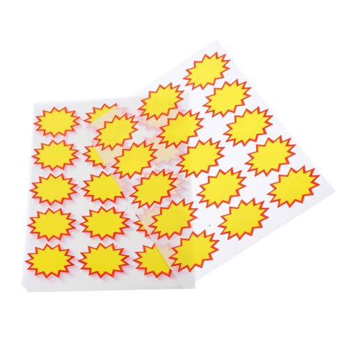 Holibanna 180 Stück Preisetiketten Leuchtendem Gelb für Einzelhandel und Supermärkte Handbeschreibbare Sticker zur Preisgestaltung und Verkaufsförderung für Preisanzeigen und Holibanna 180 Stück Preisetiketten Leuchtendem Gelb für Einzelhandel und Supermärkte Handbeschreibbare Sticker zur Preisgestaltung und Verkaufsförderung für Preisanzeigen und von Holibanna