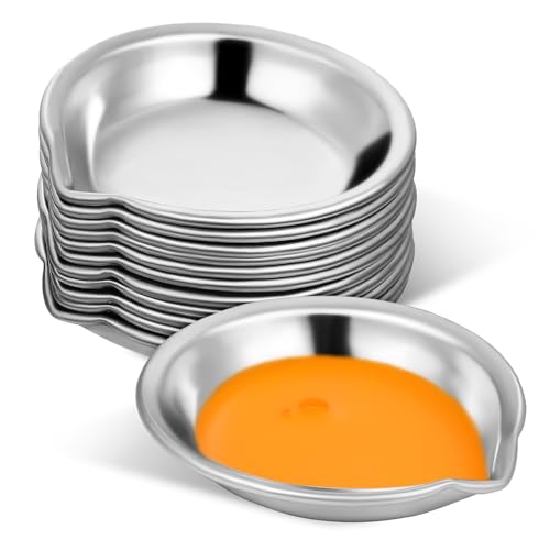Holibanna 18Stücke Teiliges Mischpalette für Aquarell Ölmalerei Kleine Palette mit Glatten Kanten Vielseitig Einsetzbar für Maniküre und Mehr Einfach zu Reinigen von Holibanna