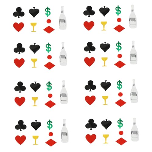 Holibanna 1Packung Konfetti aus Kunststoff für Las Vegas Themenparty Beutel Farbenfrohe Tischdekoration für Festtische und Feierlichkeiten Langlebig und Wiederverwendbar Sorgt Holibanna 1Packung Konfetti aus Kunststoff für Las Vegas Themenparty Beutel Farbenfrohe Tischdekoration für Festtische und Feierlichkeiten Langlebig und Wiederverwendbar Sorgt von Holibanna