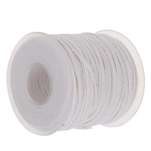 Holibanna 1Rolle DIY Kerzenwachs Zubehör Baumwolldochte Für Kerzenherstellung Geflochtene Dochte Naturmaterialien Für Säulen Soja Und Teelichtkerzen Reißfest Und Langlebig von Holibanna