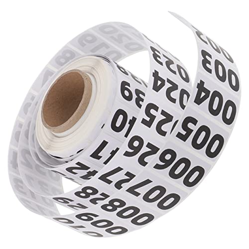 Holibanna 1Rolle Nummerierte Aufkleber Selbstklebende Für Lagerung Farbige Kennzeichnung Für Organisation Und Beschriftung Hitzebeständig Holibanna 1Rolle Nummerierte Aufkleber Selbstklebende Für Lagerung Farbige Kennzeichnung Für Organisation Und Beschriftung Hitzebeständig von Holibanna