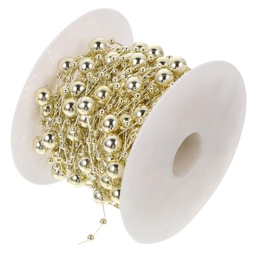 Holibanna 1Rolle Perlenkette DIY Schmuck Elektrische Beschichtung Vielseitige Dekoration für Hochzeiten Armbänder und Sichere Kunststoffmaterialien von Holibanna