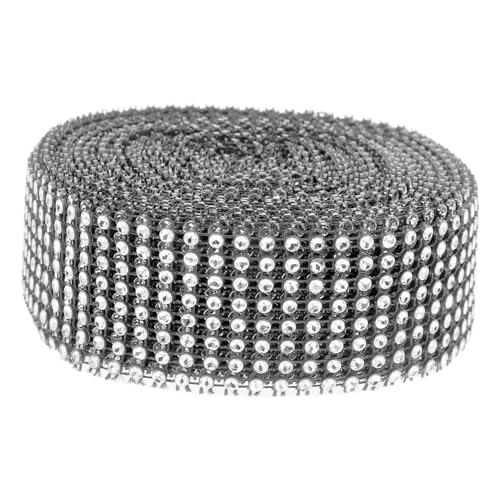 Holibanna 1Rolle Strassband Selbstklebend Multifunktional für DIY Handwerk Hochzeitsdekoration Bastelprojekte Geschenkbänder Robust und Zuverlässig Glitzersteine von Holibanna