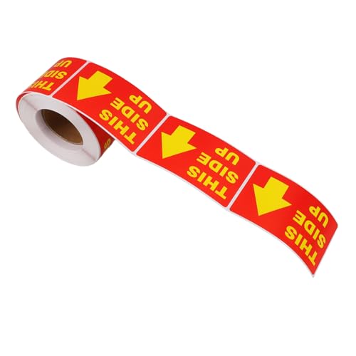Holibanna 1Rolle Versandaufkleber Diese Seite Selbstklebende Verpackungsaufkleber für Sicheren Transport Stark Haftend für Versand von Holibanna
