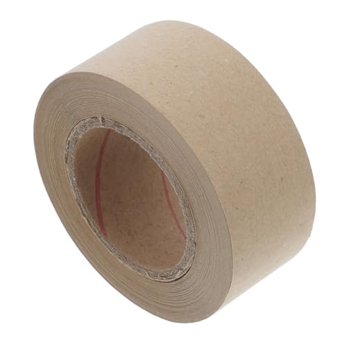 Holibanna 1Rolle Wasseraktiviertes Packpapierband Manipulationssicheres Klebeband für Künstler und Heimwerker Wasserlöslich und Problemlos Ablösbar für Kreative Projekte von Holibanna