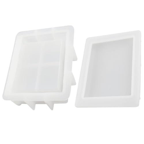 Holibanna 1Satz Buchform Silikonform für DIY Schmuck Flexibles Material Antihaft Eigenschaft zum Gießen von Epoxidharz Aufbewahrungsbox Gießform für Projekte von Holibanna