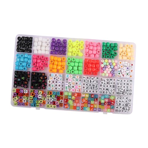 Holibanna 1Satz Buchstabenperlen Große Acrylperlen Für DIY Armbänder Und Halsketten Handgefertigte Bastelmaterialien Für Schmuckprojekte Für von Holibanna