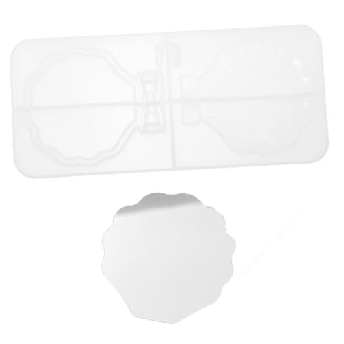 Holibanna 1Satz DIY Silikon Make Up Spiegel Gießform Epoxidharz Formen für Kosmetik Faltbarer Spiegel Leicht zu Reinigen Entformen für Kunsthandwerk von Holibanna