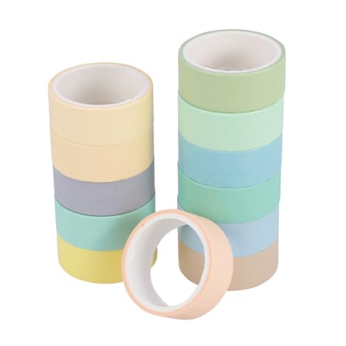 Holibanna 1Satz DIY Washi Papierband Dekorative Klebebänder für Geschenkverpackungen Macaron für Scrapbooking Bastelprojekte und Persönliche Dekoration von Holibanna