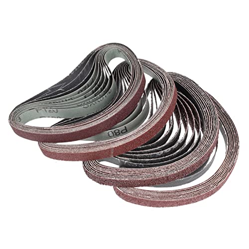 Holibanna 1Satz Gürtelschleifpapier Körnung für Aluminiumoxid Verschleißfest für Bandschleifer und Schleifwerkzeuge Holibanna 1Satz Gürtelschleifpapier Körnung für Aluminiumoxid Verschleißfest für Bandschleifer und Schleifwerkzeuge von Holibanna