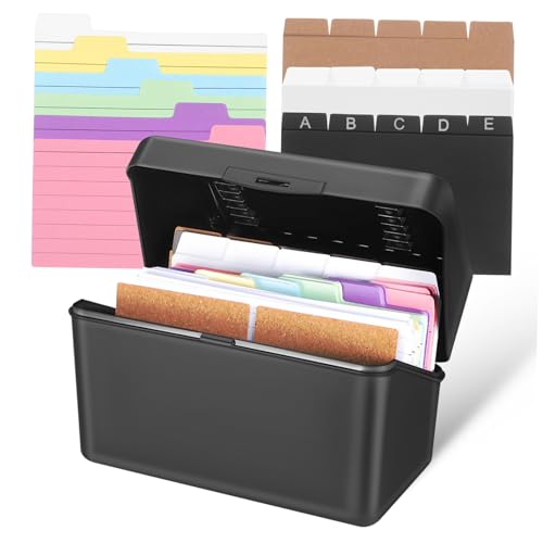 Holibanna 1Satz Karteikarten Organizer Set Karteikartenhalter mit Metallringen Praktischer Kartenorganisator für Effektives Lernen und Hohe Kapazität für Notizen Holibanna 1Satz Karteikarten Organizer Set Karteikartenhalter mit Metallringen Praktischer Kartenorganisator für Effektives Lernen und Hohe Kapazität für Notizen von Holibanna