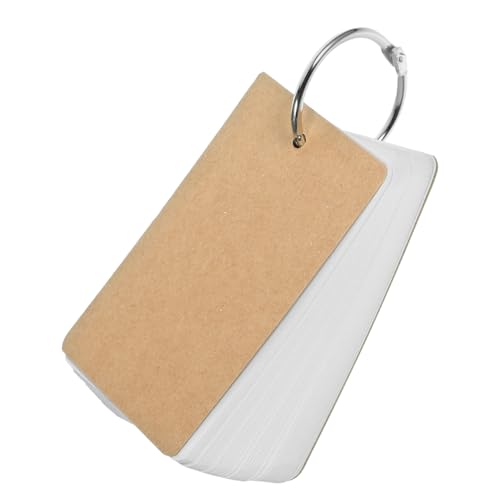 Holibanna 1Satz Leere Karten DIY Notizkarten Ring Kreative Gestaltung für Bastelprojekte Memo Notizen und Lernkarten für Scrapbooking von Holibanna