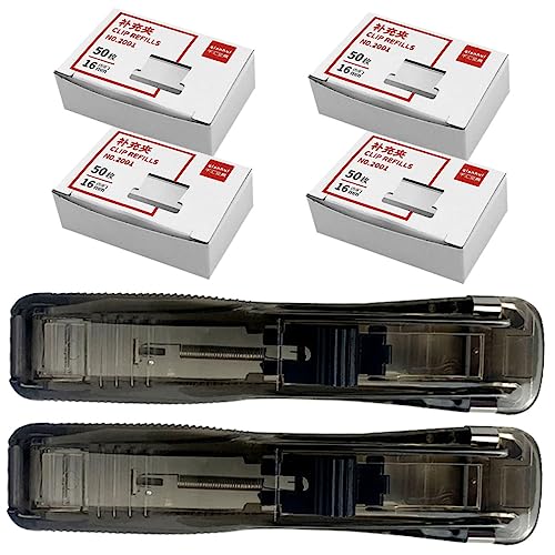 Holibanna 1Satz Papierhefter Schwarze Heftgeräte Mit Wiederverwendbaren Clips Und Organizer Für Büro Schule Praktische Dokumentenorganisation Holibanna 1Satz Papierhefter Schwarze Heftgeräte Mit Wiederverwendbaren Clips Und Organizer Für Büro Schule Praktische Dokumentenorganisation von Holibanna