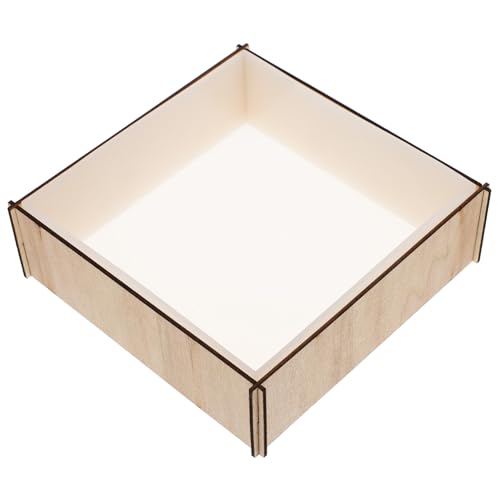 Holibanna 1Satz Quadratische Silikonform für DIY Seifenschalen und Untersetzer Wiederverwendbare Gießform Hochwertigem Material für Kunsthandwerk und Dekoration für Getrocknete Blumen von Holibanna