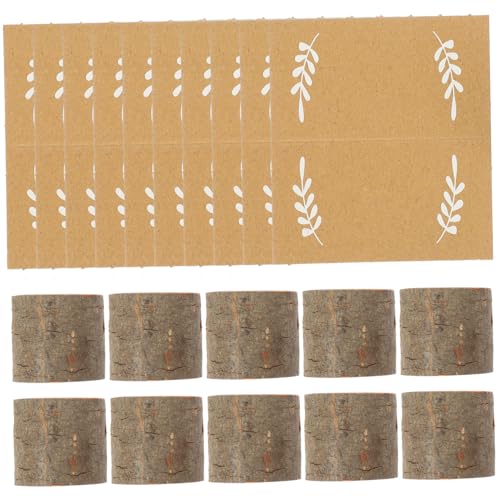 Holibanna 1Satz Rustikale Tischkartenhalter Aus Holz Mit Haltern Dekorativen Karten Für Hochzeiten Partys Und Tischdekoration Einzigartiges Design Vielseitig von Holibanna