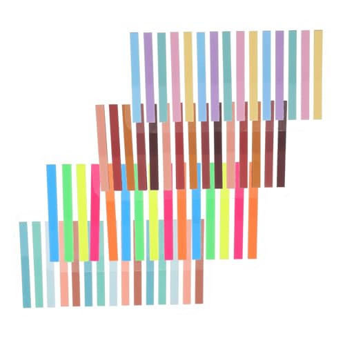 Holibanna 1Satz Selbstklebende Index Tabs Praktische Seitenmarker Pastellfarben Transparente Lese Hervorhebungsstreifen Für Notizen Und Lernzubehör Tragbar Und Vielseitig von Holibanna