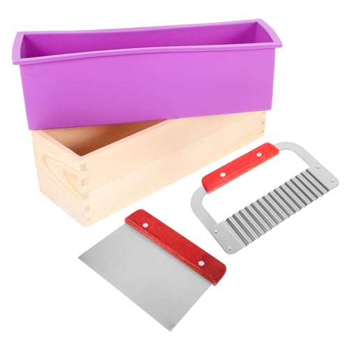 Holibanna 1Satz Silikon Seifenformen Teilig Flexibles Mold für DIY Handgemachte für Seifenherstellung Antihaftbeschichtet Langlebig von Holibanna