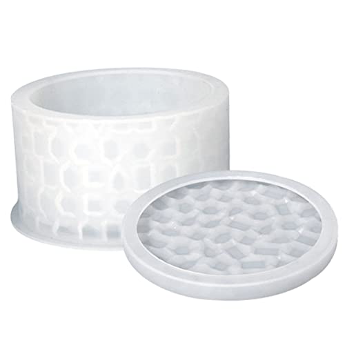 Holibanna 1Satz Silikonform für Epoxidharz DIY Handwerk Werkzeug Runde Gießform für Aufbewahrungsboxen und Langlebig Perfektes für Bastelfreunde von Holibanna