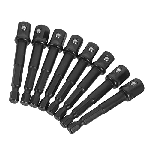 Holibanna 1Satz Stecknussadapter Teiliges Bohrfahrer Zubehör für Sechskant Quadratischen mit Federkugellager für Sicheren Halt Verschleißfest von Holibanna