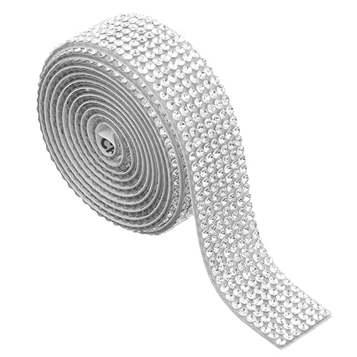 Holibanna 1Satz Strassband Selbstklebend Glitzerband für DIY Dekoration Reihig für Auto Kleidung und Mehr Vielseitig Einsetzbar für Bastelprojekte von Holibanna