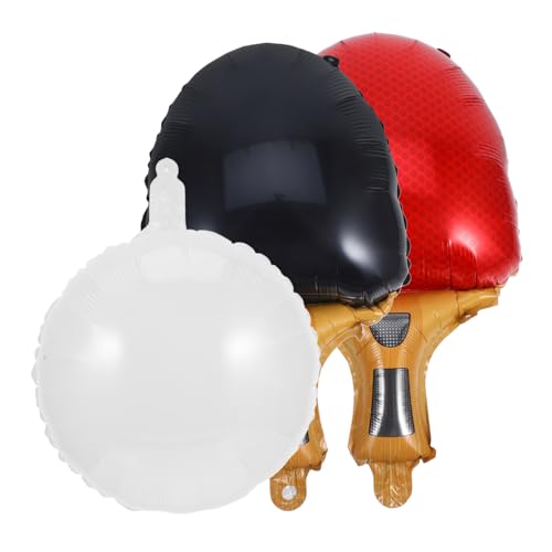 Holibanna 1Satz Tischtennis Ballon Aus Aluminiumfolie Sport Motto Dekoration Für Wettbewerbe Roten Und Schwarzen Schlägern Sowie Weißen Tischtennisball Wiederverwendbar Holibanna 1Satz Tischtennis Ballon Aus Aluminiumfolie Sport Motto Dekoration Für Wettbewerbe Roten Und Schwarzen Schlägern Sowie Weißen Tischtennisball Wiederverwendbar von Holibanna