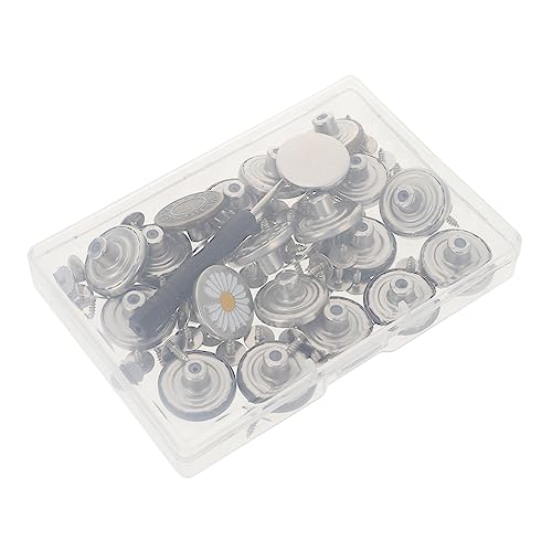 Holibanna 1Satz Verstellbare Jeansknöpfe DIY Hosenknöpfe Nieten Erforderlich für Einfache Anpassung der Taillengröße für Jeansprojekte Holibanna 1Satz Verstellbare Jeansknöpfe DIY Hosenknöpfe Nieten Erforderlich für Einfache Anpassung der Taillengröße für Jeansprojekte von Holibanna
