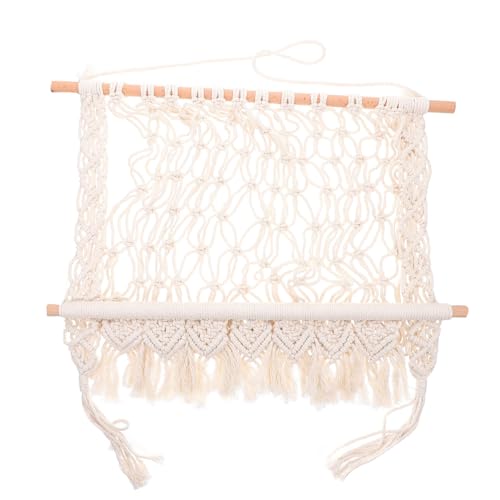 Holibanna 1Satz Wandmontierter Chic Lagerhalter aus Gewebter Tapisserie mit Fransen für Magazine und Dekoration Kreativer Hängeständer für Zuhause Schlafsaal und Platzsparend Holibanna 1Satz Wandmontierter Chic Lagerhalter aus Gewebter Tapisserie mit Fransen für Magazine und Dekoration Kreativer Hängeständer für Zuhause Schlafsaal und Platzsparend von Holibanna