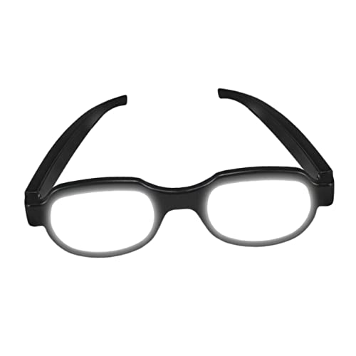 Holibanna 1Stk Anime mit leuchtender Brille blinkende LED-Sonnenbrille Buchmarkierungen blinkende Brillen Nachtclub LED-Brille Ebene lustige Brille USB-Ladebrille Aufladen Gläser um Plastik von Holibanna