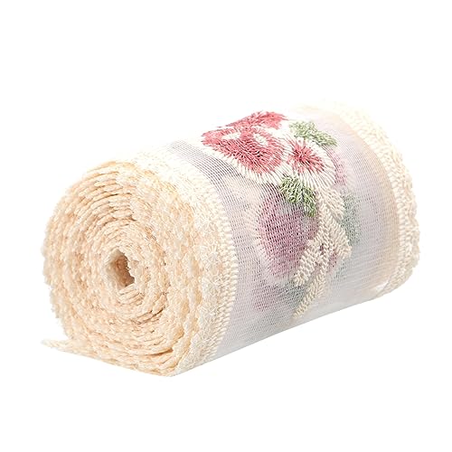 Holibanna 1Stück DIY Spitzenband mit Rosenstickerei Hochwertiges Hautfreundliches Zubehör für Haarspangen und Dekorationen für Nähprojekte und Festlichkeiten von Holibanna