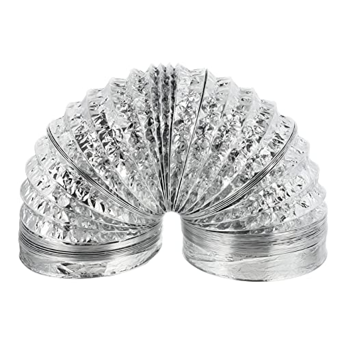 Holibanna 1Stück Flexibler Aluminiumfolienluftschlauch Doppellagiger Auspuffkanal Für Küchenlüftung Für Abzugshauben Und Klimaanlagen Hochwertiges Zubehör von Holibanna