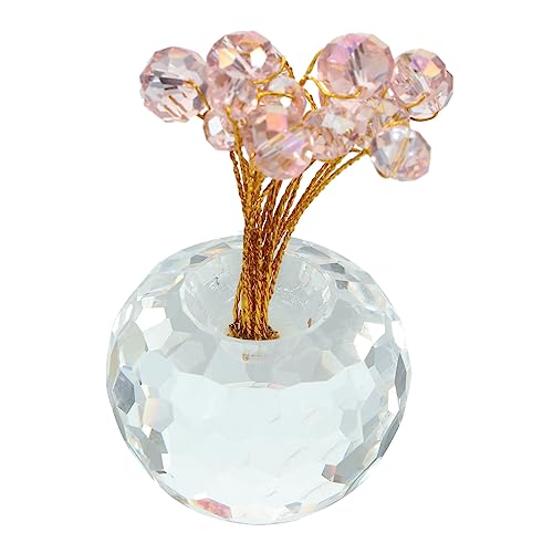 Holibanna 1Stück Glücklicher Kristall Ornament aus Hochwertige Tischdekoration für Zuhause und Büro Exquisites für Einweihungspartys und Besondere Anlässe von Holibanna