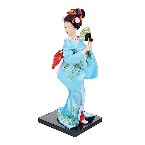 Holibanna 1Stück Japanische Geisha Kimono Puppe Dekoratives Tischornament Innenräume für Fotografie und Szenenlayout von Holibanna