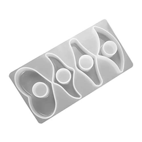 Holibanna 1Stück Silikonform für Buchseitenhalter Daumenring Lesezeichen DIY Mould für Epoxidharz Einzigartiges Bastelwerkzeug zur Personalisierung von Buchseiten mit Verzierungen von Holibanna