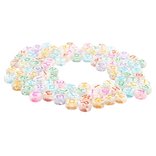 Holibanna 1Tasche Buchstabenperlen für DIY Schmuckherstellung Acrylperlen für Armbänder Bastelprojekte und Personalisierte für Holibanna 1Tasche Buchstabenperlen für DIY Schmuckherstellung Acrylperlen für Armbänder Bastelprojekte und Personalisierte für von Holibanna