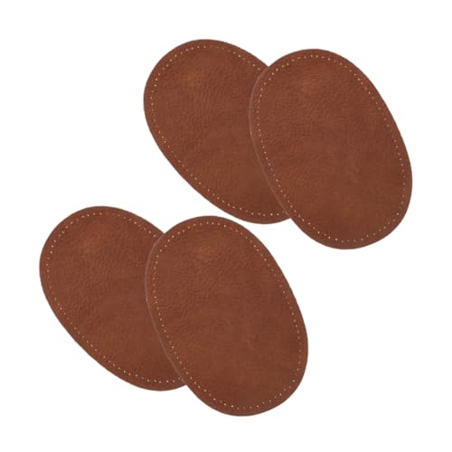 Holibanna 2 Paar Wildleder Ellbogenflicken Pullover Ärmelflicken Stoffflicken Ovale Ellenbogen Und Knieflicken Lila Ellenbogenflicken Ellenbogenflicken Bügelapplikation Ovaler von Holibanna